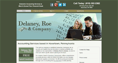 Desktop Screenshot of delaneyroecpa.com